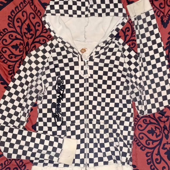 Like new Don Ed Hardy full zip hoodie size medium - Picture 3 of 8